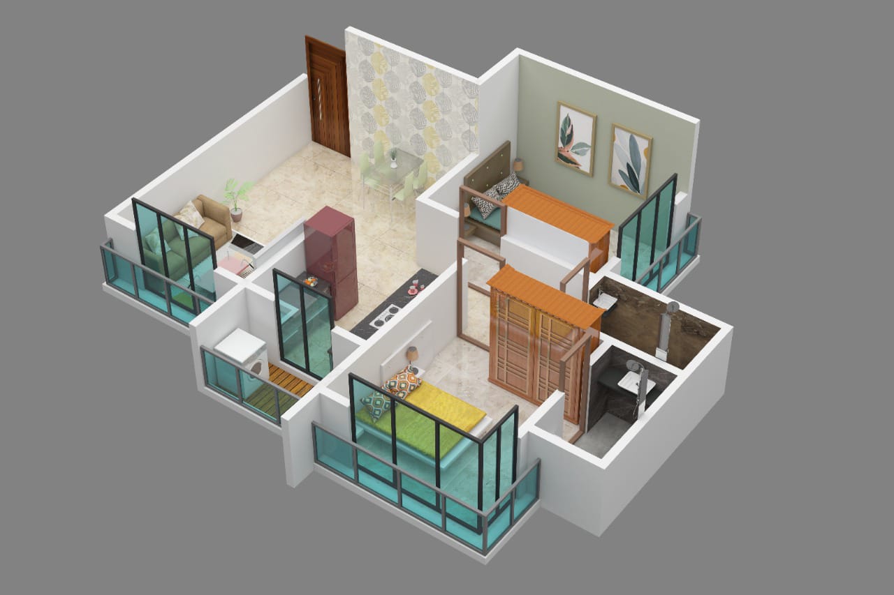 Kaneri Heights – Premium 2 BHK Flats | Spacious Homes for Modern Families - Image 5